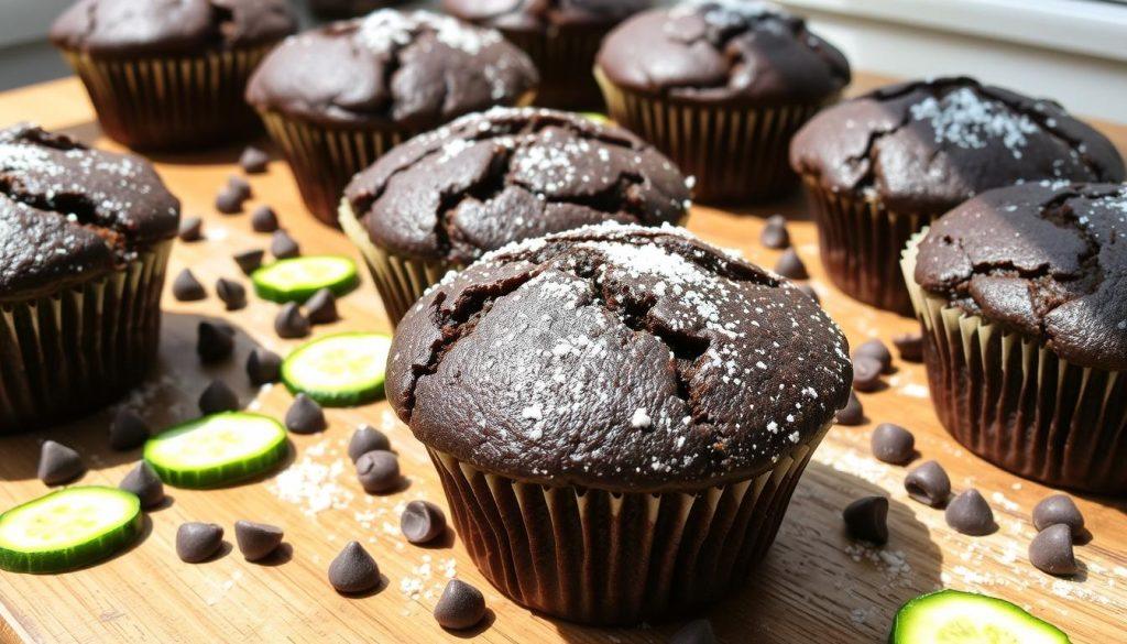 courgette chocolate muffins