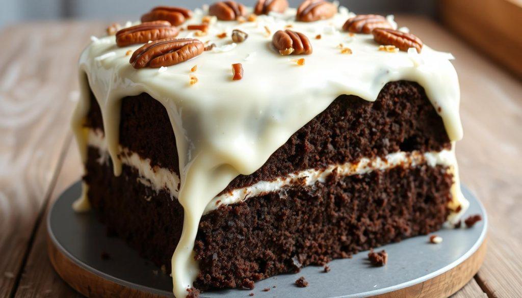 german chocolate coconut pecan cake