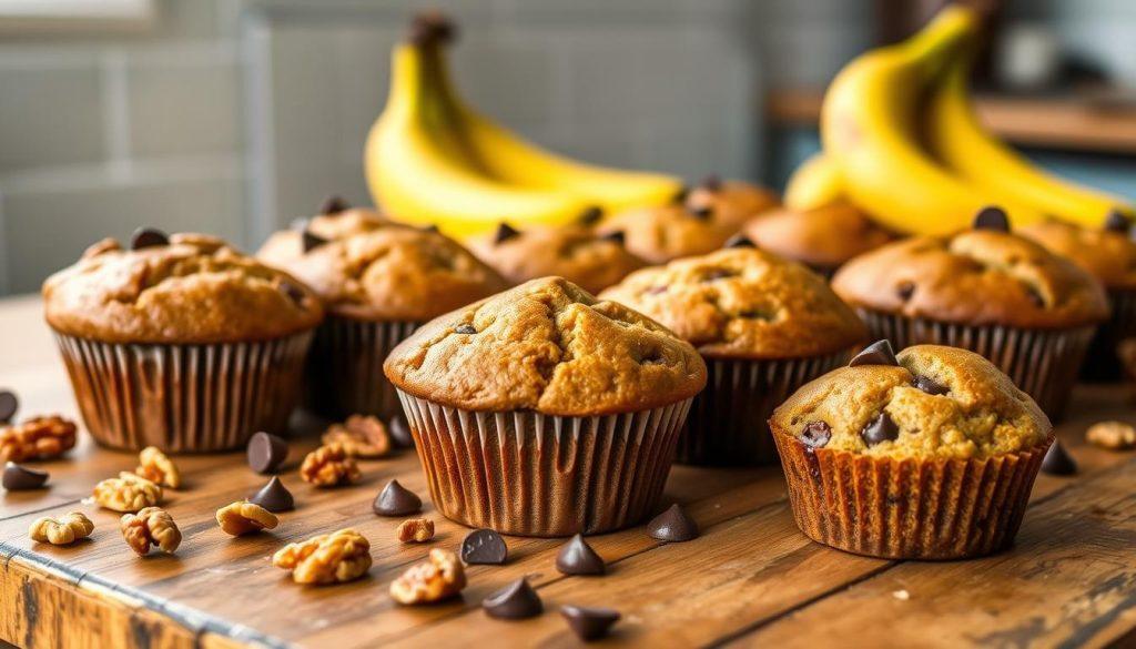 gluten free banana bread muffins​