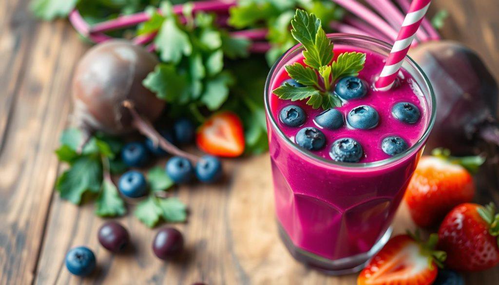 beet berry celery smoothie