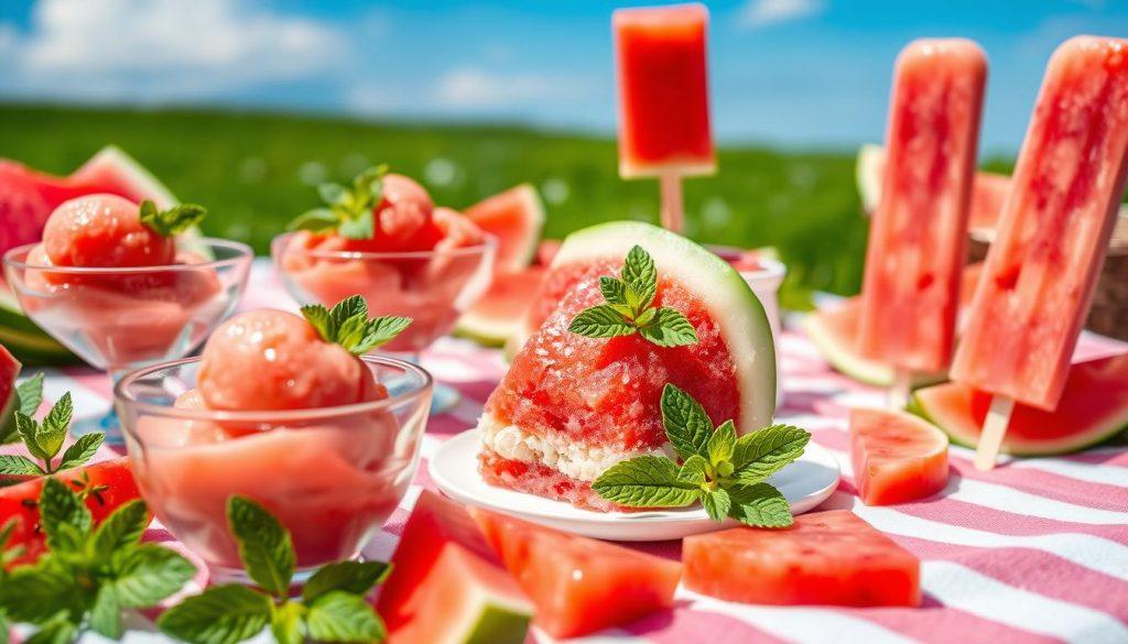 watermelon desserts