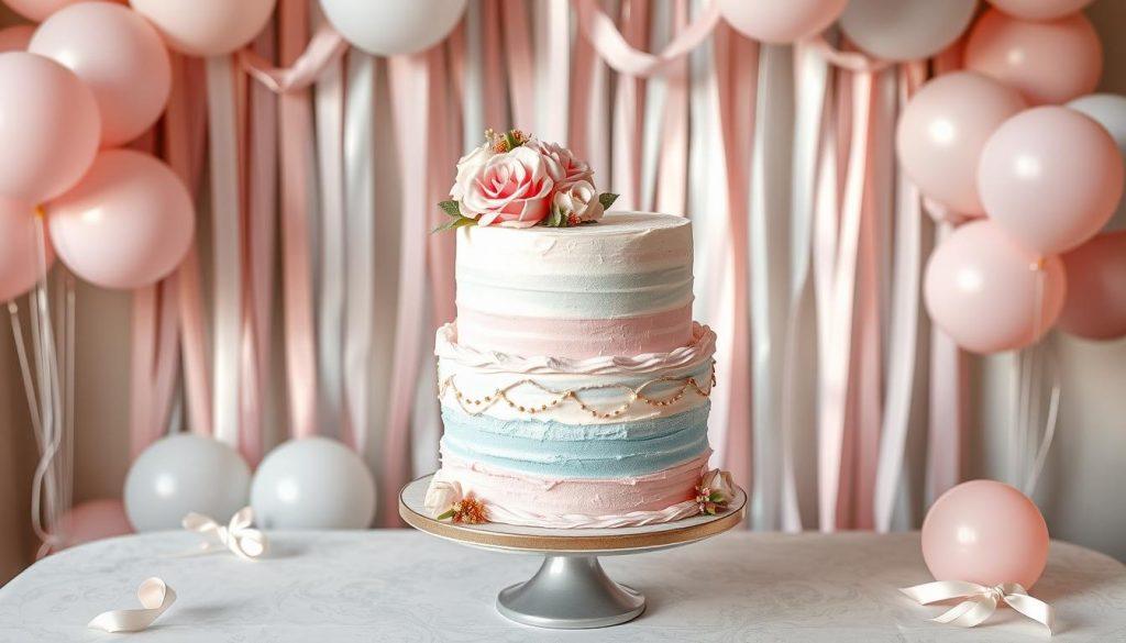 Gender Reveal Cake